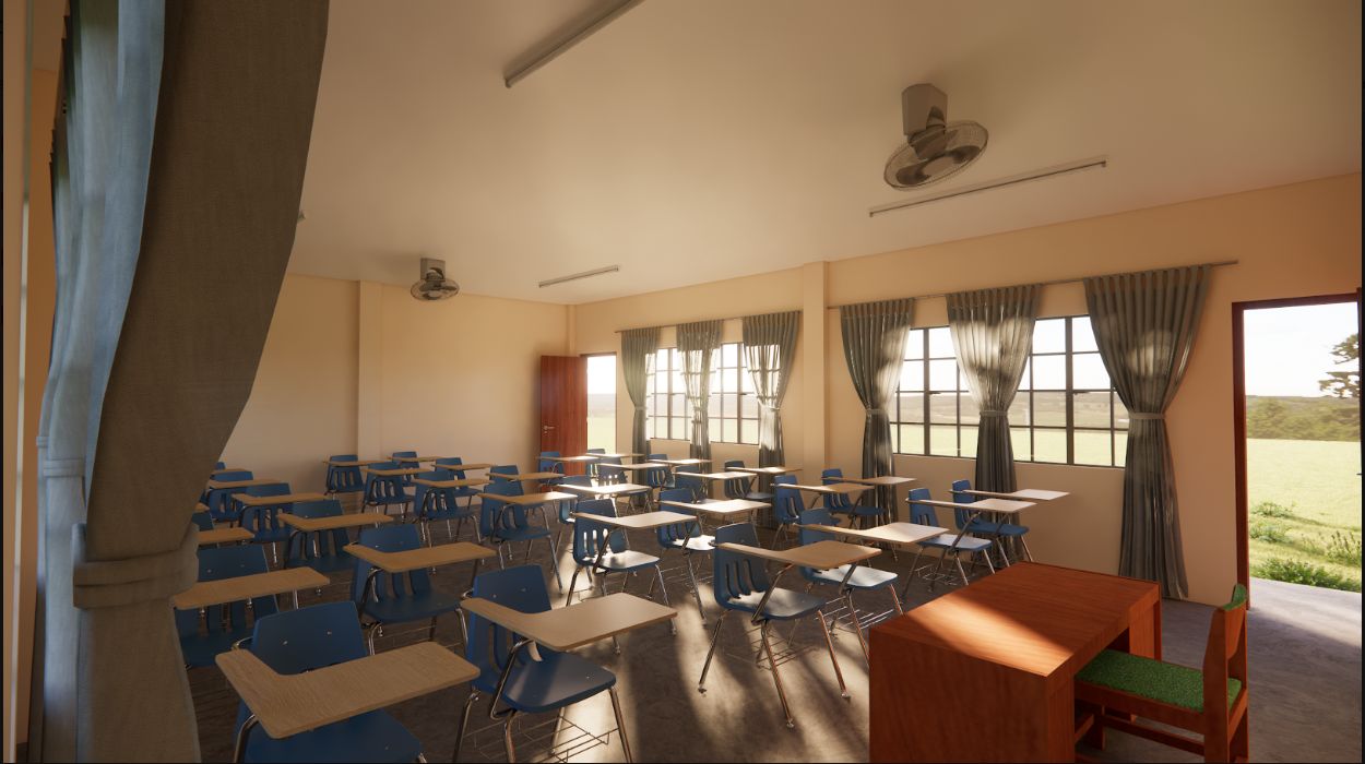 Proposed one storey classroom
