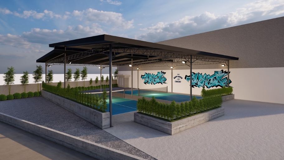 Proposed covered pickleball court